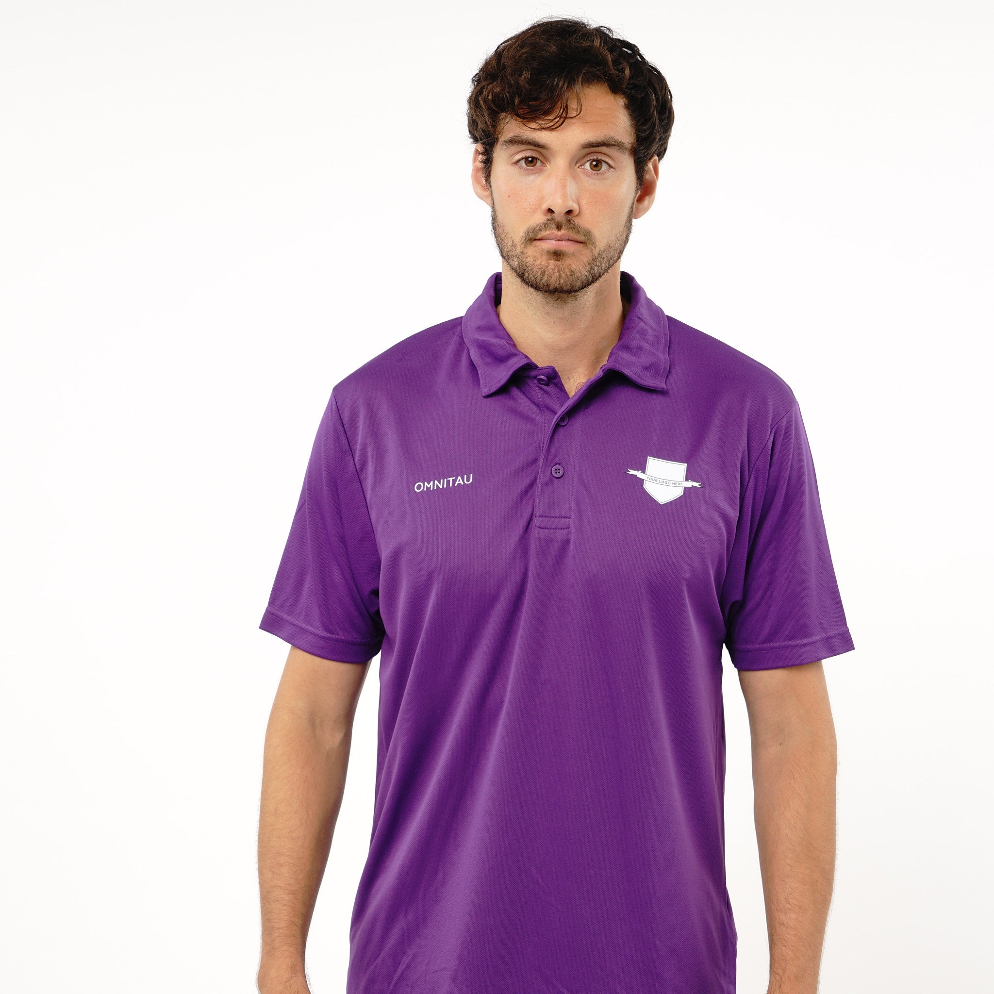 Omnitau Men's Core Polo Neck Hockey Shirt Purple – Omnitau