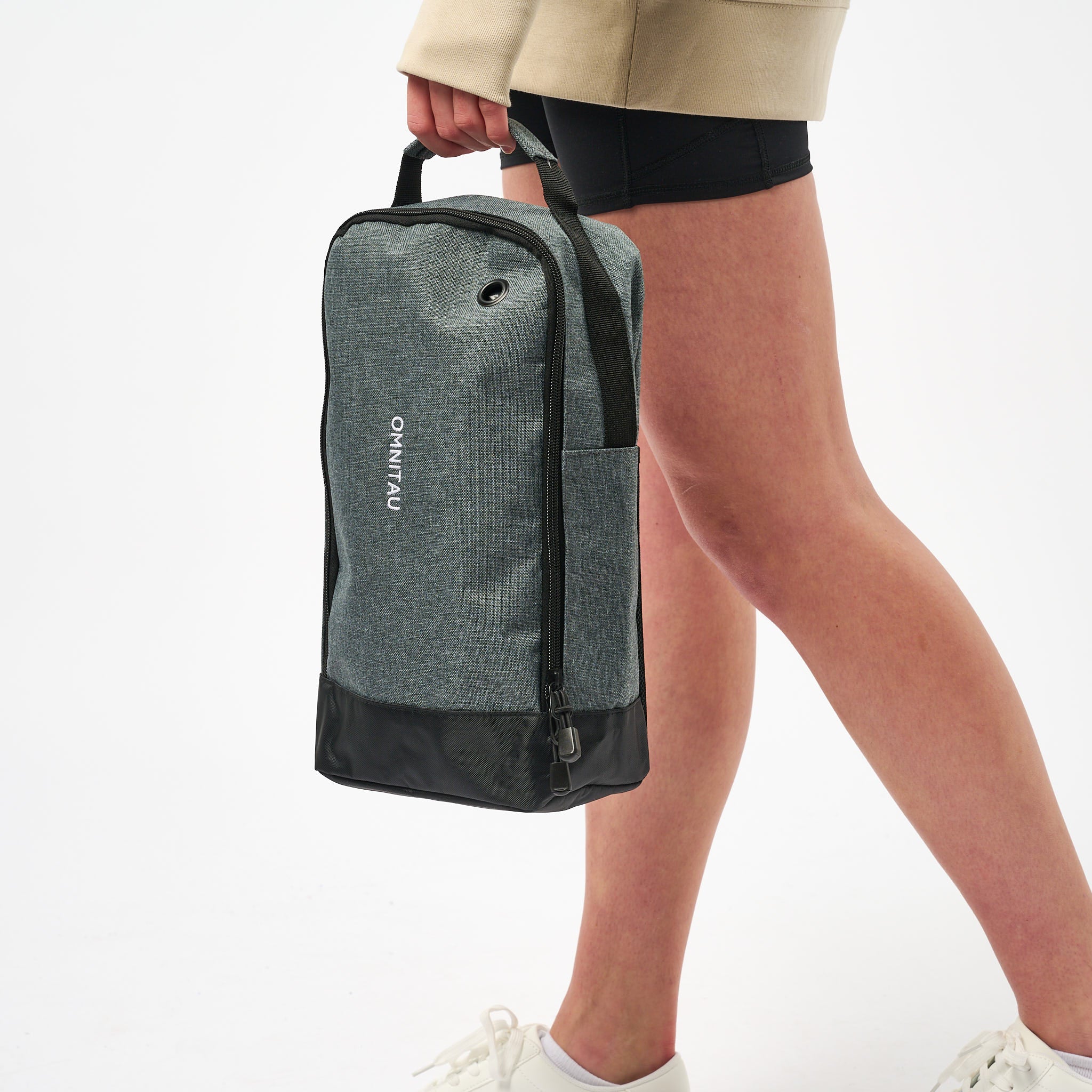 Omnitau Team Sports 8 Litre Zip Up Boot Bag - Grey