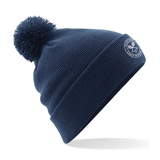 Clifton Lawn Tennis Club Unisex Pom Pom Beanie - Navy