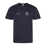 Clifton Lawn Tennis Club Men's Technical T-Shirt - Navy