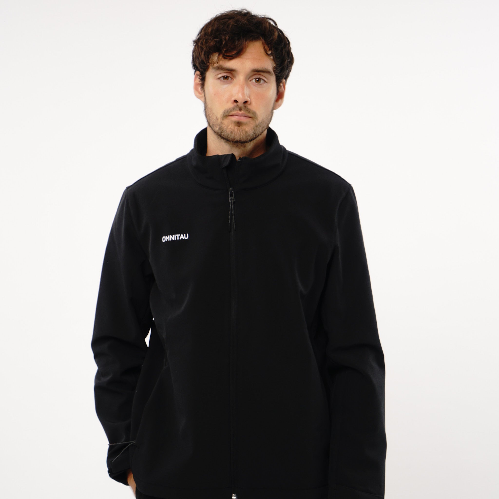 Omnitau Men's Team Sports Softshell Jacket - Black