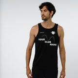 Omnitau Men's Core Crew Neck Athletics Vest - Black