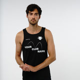 Omnitau Men's Core Crew Neck Athletics Vest - Black