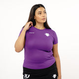 Omnitau Women's Team Sports Core Hockey Crew Neck T-Shirt - Purple