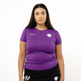 Omnitau Women's Team Sports Core Hockey Crew Neck T-Shirt - Purple