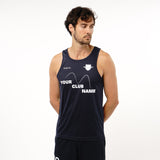 Omnitau Men's Core Crew Neck Athletics Vest  - Navy