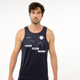 Omnitau Men's Core Crew Neck Athletics Vest  - Navy