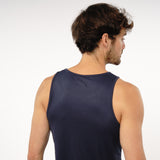 Omnitau Men's Core Crew Neck Athletics Vest  - Navy