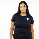 Omnitau Women's Team Sports Core Hockey Crew Neck T-Shirt - Navy