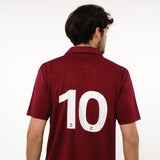 Omnitau Men's Core Polo Neck Hockey Shirt - Burgundy