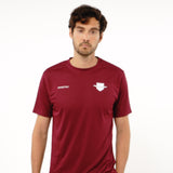 Omnitau Men's Core Crew Neck Hockey T-Shirt - Burgundy