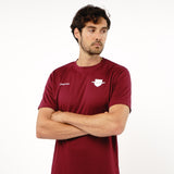 Omnitau Men's Core Crew Neck Hockey T-Shirt - Burgundy