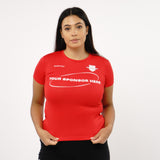 Omnitau Women's Team Sports Core Football Shirt - Red