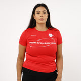 Omnitau Women's Team Sports Core Football Shirt - Red