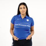 Omnitau Women's Core Football Polo Neck Shirt - Royal Blue