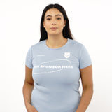 Omnitau Women's Team Sports Core Football Shirt - Sky Blue