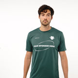 Omnitau Men's Core Football Crew Neck Shirt - Bottle Green