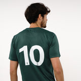 Omnitau Men's Core Football Crew Neck Shirt - Bottle Green