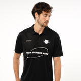 Omnitau Men's Core Football Polo Shirt - Black