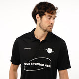 Omnitau Men's Core Football Polo Shirt - Black