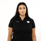 Omnitau Women's Team Sports Core Multisport Polo Shirt - Black