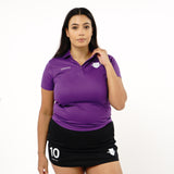 Omnitau Women's Team Sports Core Multisport Polo Shirt - Purple