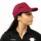 Omnitau Team Sports Classic Baseball Cap - Burgundy