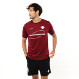 Omnitau Men's Core Football Crew Neck Shirt - Burgundy