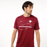 Omnitau Men's Core Football Crew Neck Shirt - Burgundy