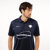 Omnitau Men's Team Sports Core Football Polo Shirt - Navy