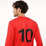 Omnitau Men's Core Goalkeeper Crew Neck Shirt - Bright Red