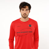 Omnitau Men's Core Goalkeeper Crew Neck Shirt - Bright Red