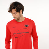 Omnitau Men's Core Goalkeeper Crew Neck Shirt - Bright Red