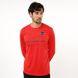 Omnitau Men's Core Goalkeeper Crew Neck Shirt - Bright Red