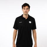 Omnitau Men's Core Multisport Playing Polo Neck Shirt - Black