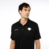 Omnitau Men's Core Multisport Playing Polo Neck Shirt - Black