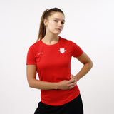 Omnitau Women's Team Sports Core Multisport Playing Shirt - Red