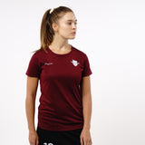 Omnitau Women's Team Sports Core Multisport Playing Shirt - Burgundy