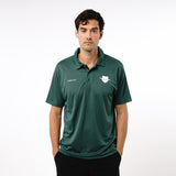 Omnitau Men's Core Multisport Playing Polo Neck Shirt - Bottle Green