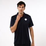 Omnitau Men's Core Multisport Playing Polo Neck Shirt - Navy