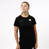 Omnitau Women's Team Sports Core Multisport Playing Shirt - Black