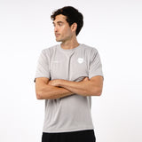 Omnitau Men's Core Multisport Crew Neck Playing Shirt - Heather Grey