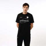 Omnitau Men's Team Sports Core Cricket Crew Neck Shirt - Black