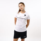 Omnitau Women's Core Football Crew Neck Shirt - White