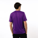 Omnitau Men's Team Sports Core Cricket Crew Neck Shirt - Purple