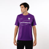 Omnitau Men's Team Sports Core Cricket Crew Neck Shirt - Purple