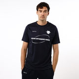 Omnitau Men's Team Sports Core Cricket Crew Neck Shirt - Navy