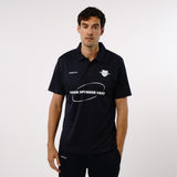 Omnitau Men's Team Sports Core Cricket Polo Shirt - Navy