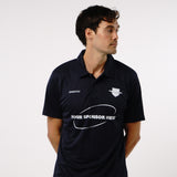 Omnitau Men's Team Sports Core Cricket Polo Shirt - Navy