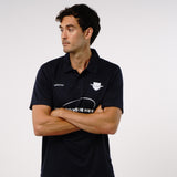 Omnitau Men's Team Sports Core Cricket Polo Shirt - Navy